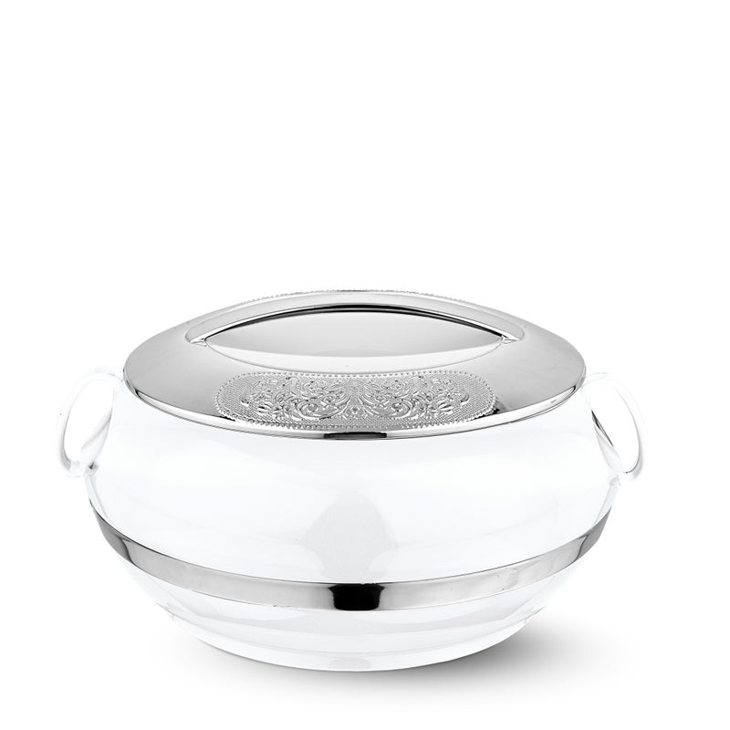 Asian Golden Crest  Casserole Dlx 3500 Ml - Assorted | Super PU Insulation Hot Pot with Stainless Steel Inner Casing | Serving Dishes with Lids | Hot Food Storage Container & Warmers - Image 2